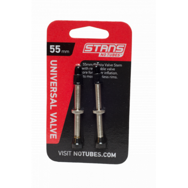 Valve Stem Pair, Universal, Presta, 55MM