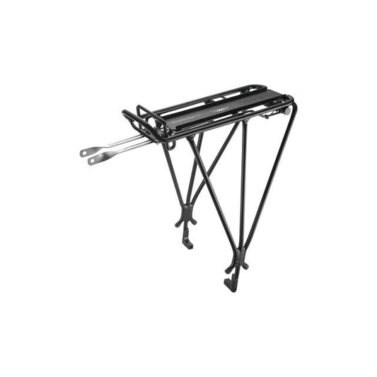 Explorer Tubular Rack, w/Disc Mount,  with Spring, works with MTX Quick Track System 1.0 and 2.0, Black